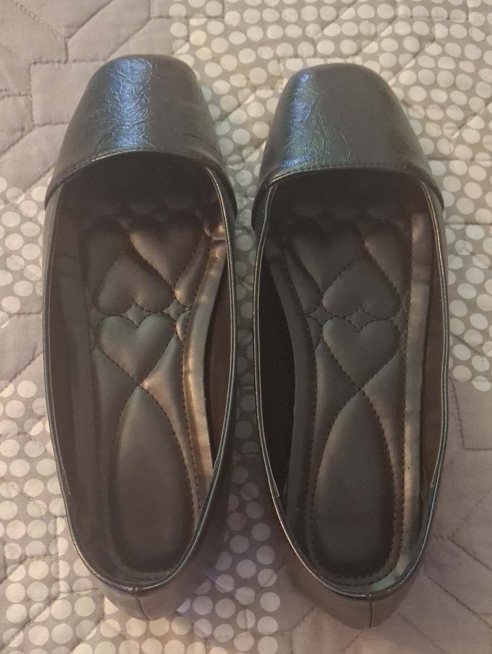 Black Women's Slip-On Ballet Flats